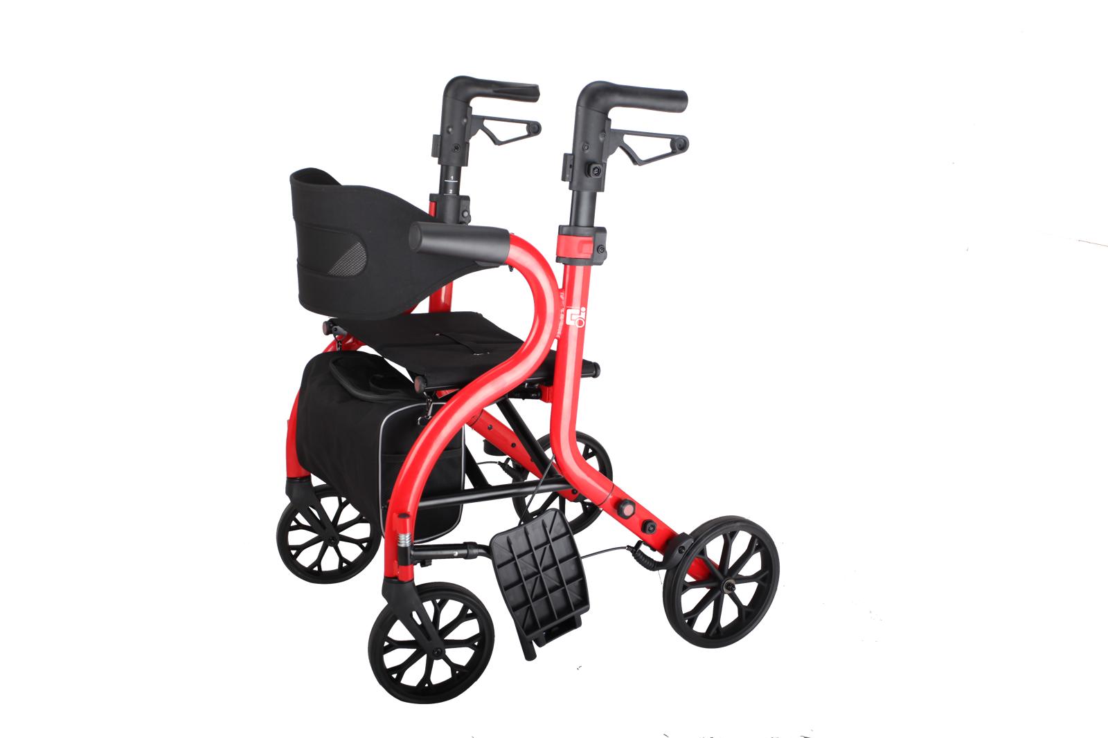 רולטור קל משקל עם מושב-מתקפל פעמיים